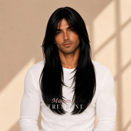 Perruque homme noir - perruque, cm
