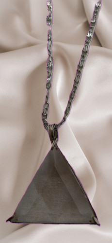 Collier pendentif triangle - collier,