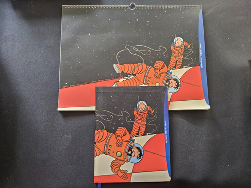 Tintin serie lune agenda - serie,