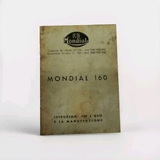 Catalogue Livret Utilisation Della Voiture Et Entretien Moto Mondial 160 Vintage