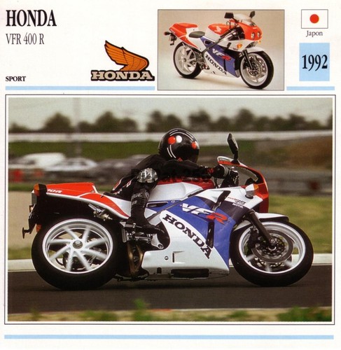 Fiche moto honda vfr 400 - :, r