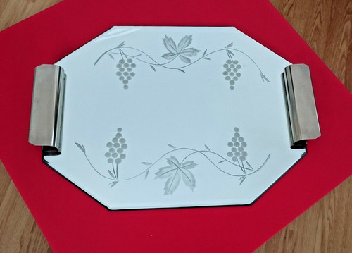 Ancien plateau miroir - ancien,