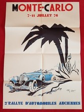 AFFICHE MONTE CARLO JUILLET