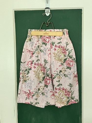 Women retro pink floral - m,