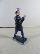 301T Vintage Quiralu Aludo France Pompiers sans Porte Drapeau H 5.7 cm 1:32 Rpt