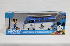 Jada Toys 1:24 DISNEY 1962 VOLKSWAGEN T1 BUS w/ MICKEY MOUSE Die-Cast Car