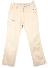 NAPAPIJRI Roots NOYK8U Pantalons Femme (EU) 40 Coupe Régulière Beige Zip Fly