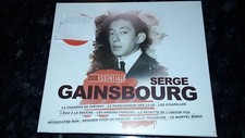 NEUF GAINSBOURG COFFRET 2 CD/JUSTE UN PLI CARTON ARRIÈRE  CAUSE STOCKAGE !