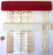 ANCIENNE RÈGLE À CALCUL GRAPHOPLEX RIETZ 620 d (6)