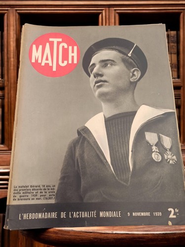 Ancien magazine paris match - magazine,