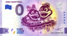60 SAINT-PAUL Parc Saint-Paul, 2023, Billet Euro Souvenir