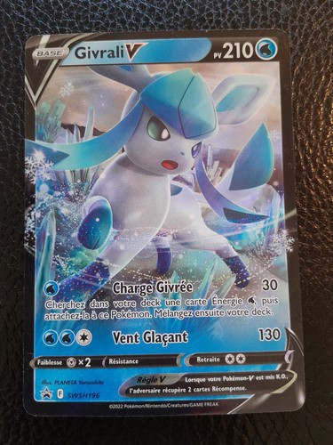 Carte pokémon givrali promo - v,