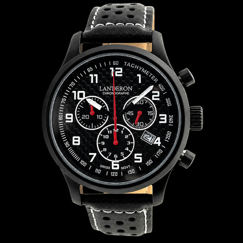 Landeron chronographe black - landeron,
