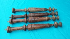 4 ANCIENNES COLONNES BOIS