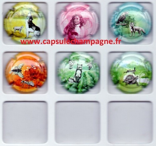 Capsules champagne série - de,