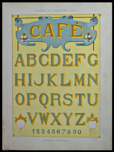 Enseignes art nouveau - art,