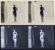 photo NEGATIF verre NU