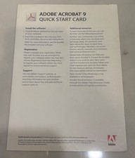 Adobe Acrobat 9 Quick Start