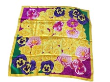 Superbe Foulard 100% Soie Kenzo Tbe Authentique 