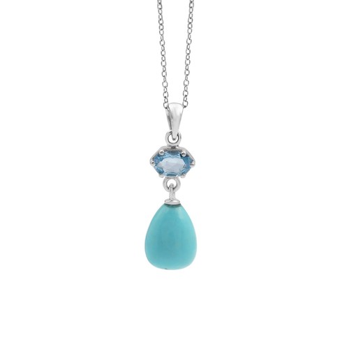 Collier pendentif goutte