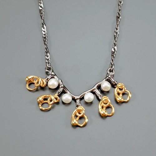 Collier bijoux perles