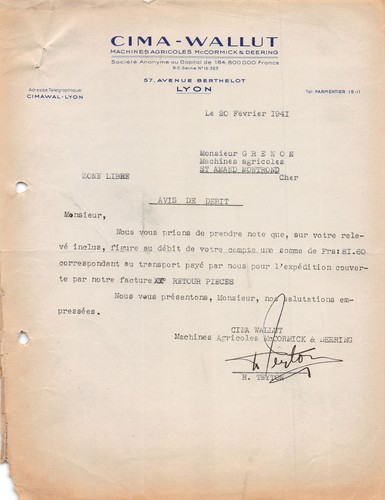 1941 cima wallut lyon m - ,
