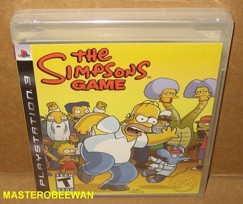 The simpsons game playstation - the,