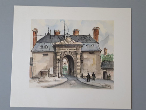 Reproduction aquarelle les - ",