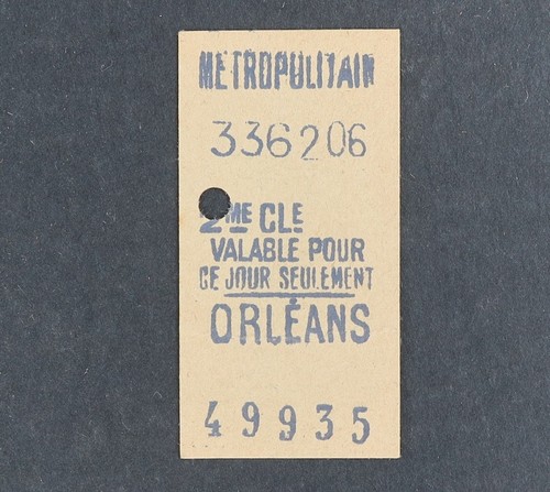 Ancien ticket paris - ticket,