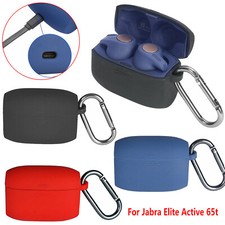 Pour Jabra Elite Active 65t Silicone Pochette Etui Housses Protection + Hook Set