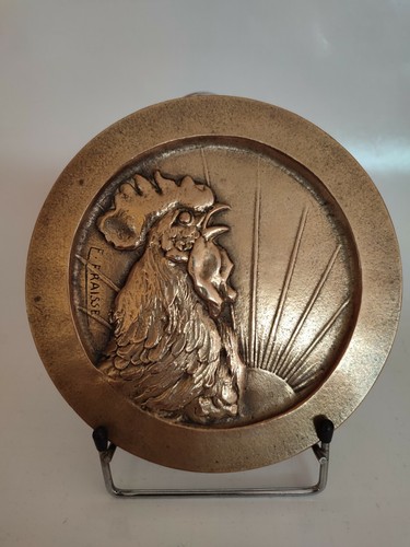 Edouard fraisse plaque - fraisse,, ronde