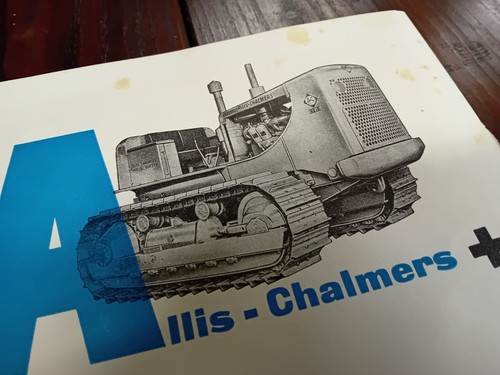 Tracteurs maquette allis - maquette,
