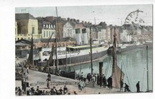76  DIEPPE  LE BATEAU BRIGHTON DEVANT LA GARE MARITIME