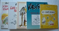 REISER – 5 ALBUMS - LA VIE DES BETES, ILS SONT MOCHES, SAISON DES AMOURS ...