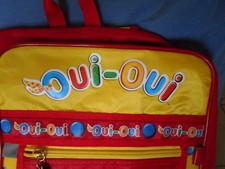 sac à dos " oui oui "vintage 2005 pour jeune enfant (,nounou ou maternelle )TBE