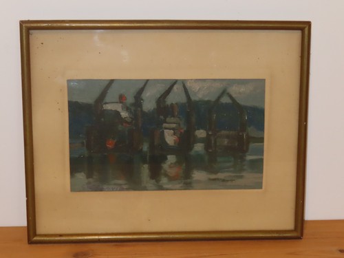 Tableau peinture bord - peinture,