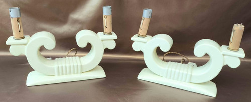 Vintage paire chandeliers - vintage,