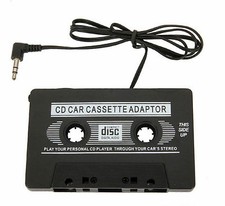 adaptateur cassette autoradio : brancher lecteur MP3, CD, téléphone - jack 3.5