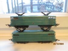 lot deux locomotive bb 9201 jouef moteur saucisson 6 volts fonctionnel