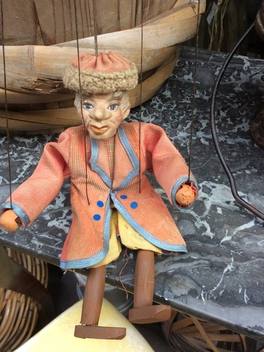 Ancienne marionnette fils - ancienne,