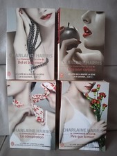 Un lot de 4 livres de Charlaine Harris (La Communauté du sud 7-8-9-10)