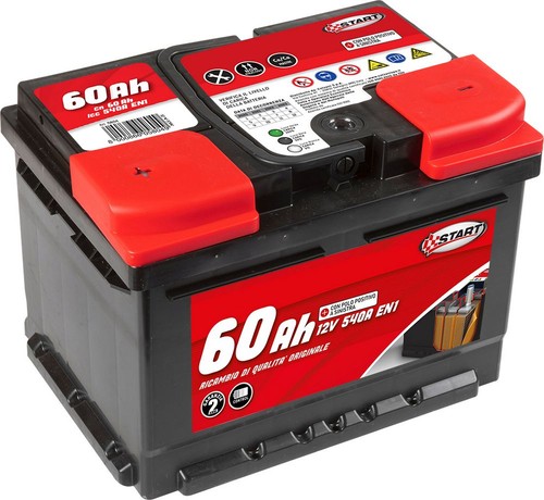 Start batterie auto 60ah - 60ah, 12v