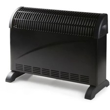 DOMO Convecteur de Chauffage Turbo 2000W - DO7350CH - 52,5 x 38,8 x 19,5cm NOIR