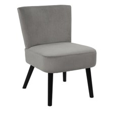 Fauteuil Crapaud "Giulia" 76cm Gris
