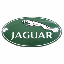 Plaque emaillée JAGUAR logo 32x60 cm - NEUF - garantie 10 ans insigne emblème