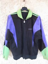 Veste ADIDAS TERMINATOR vintage noir tracktop 80'S jacket VENTEX France 168 S