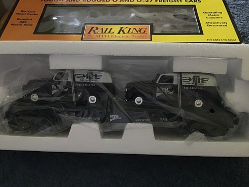 Mth railking flat car two - railking,