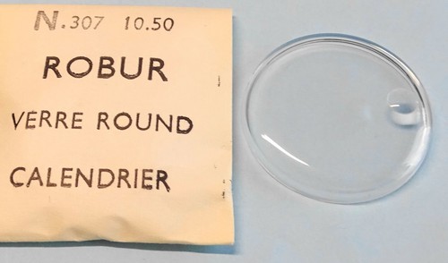 Verre robur montre rond - un,