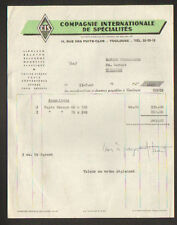 TOULOUSE (31) REVETEMENTS DE SOL / LINOLEUM / BALATUM / TAPIS "C.I.S." en 1964