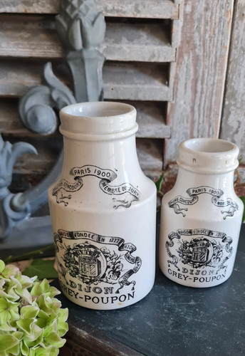 Ancien pot moutarde - ancien,